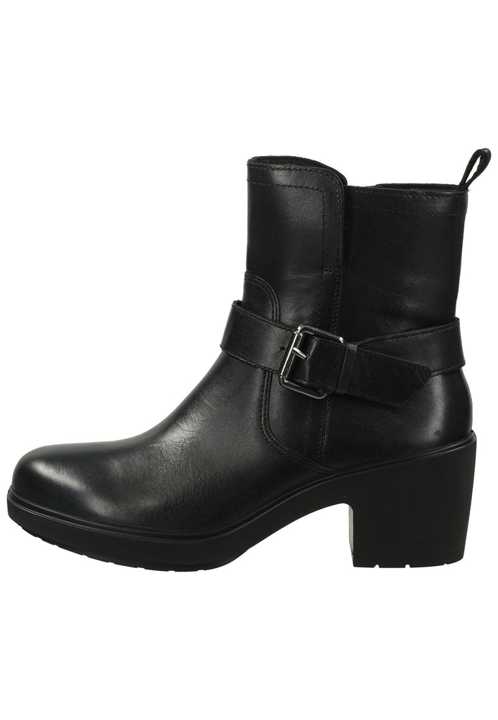 ecco Stiefelette Leder Schwarz