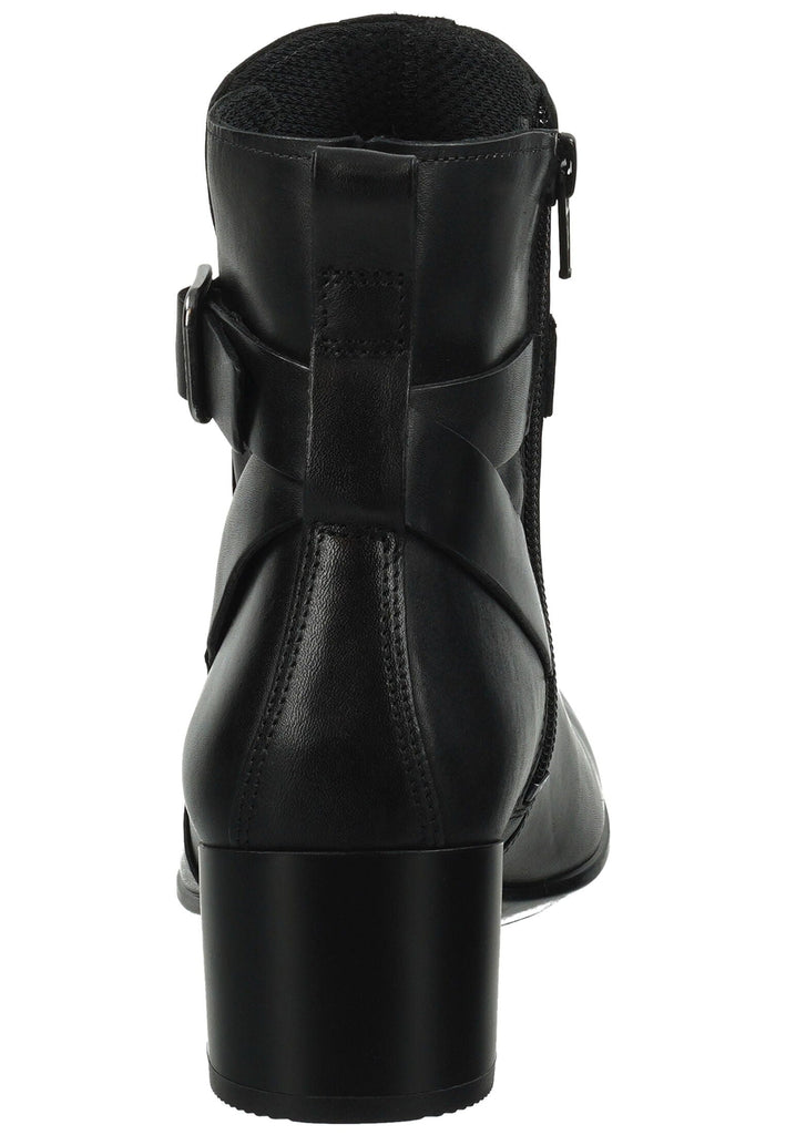 ecco Stiefelette Leder Schwarz