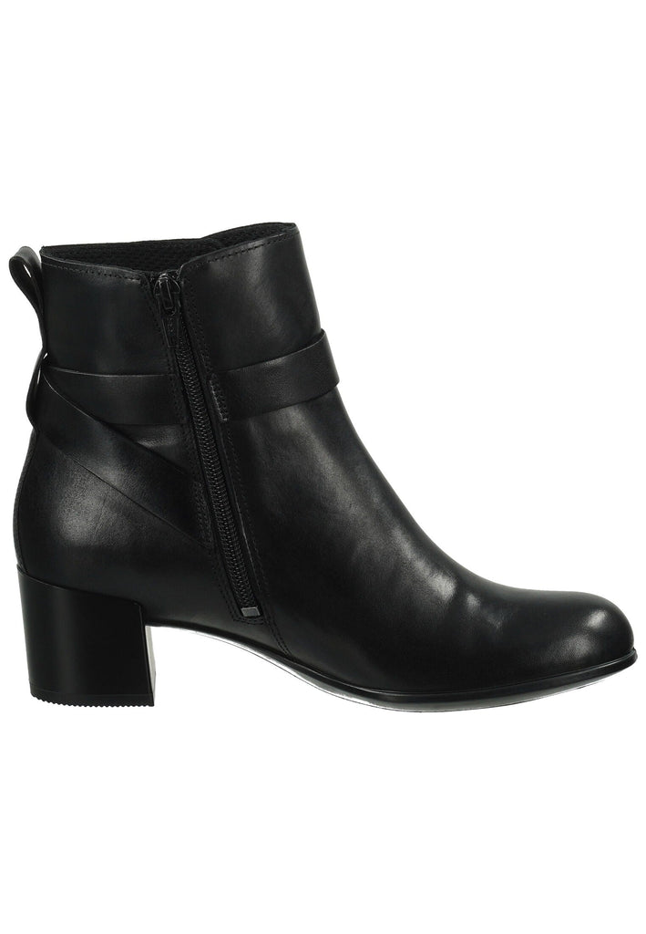 ecco Stiefelette Leder Schwarz