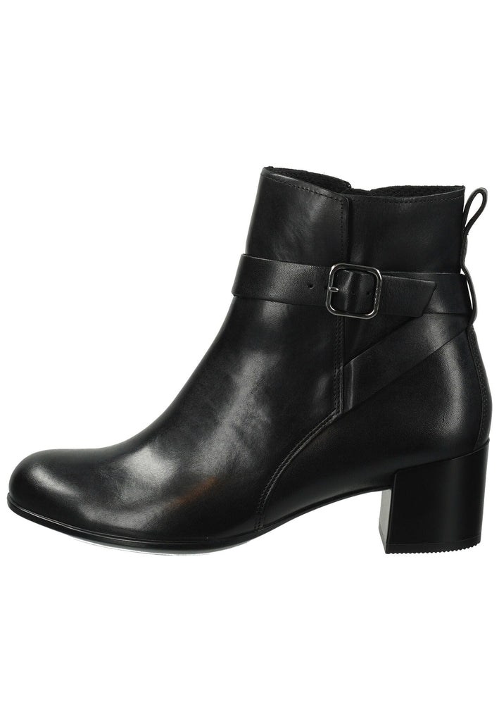 ecco Stiefelette Leder Schwarz