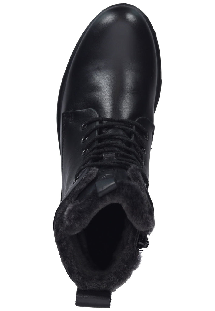 ecco Stiefelette Leder Schwarz Warmfutter