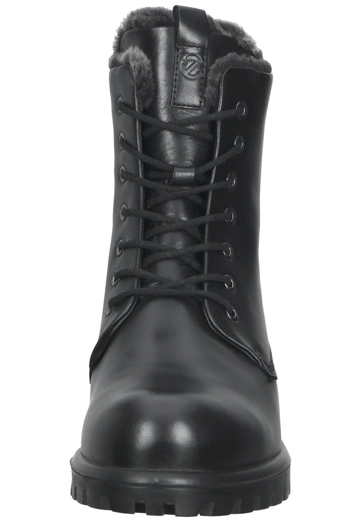 ecco Stiefelette Leder Schwarz Warmfutter