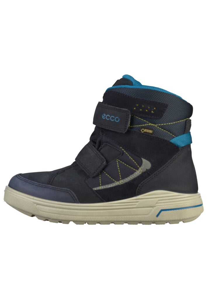 ecco Stiefelette Leder/Textil Blau