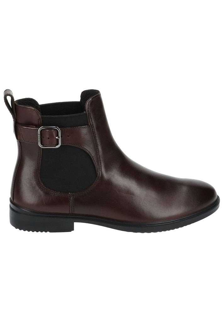 ecco Stiefelette Leder/Textil Braun