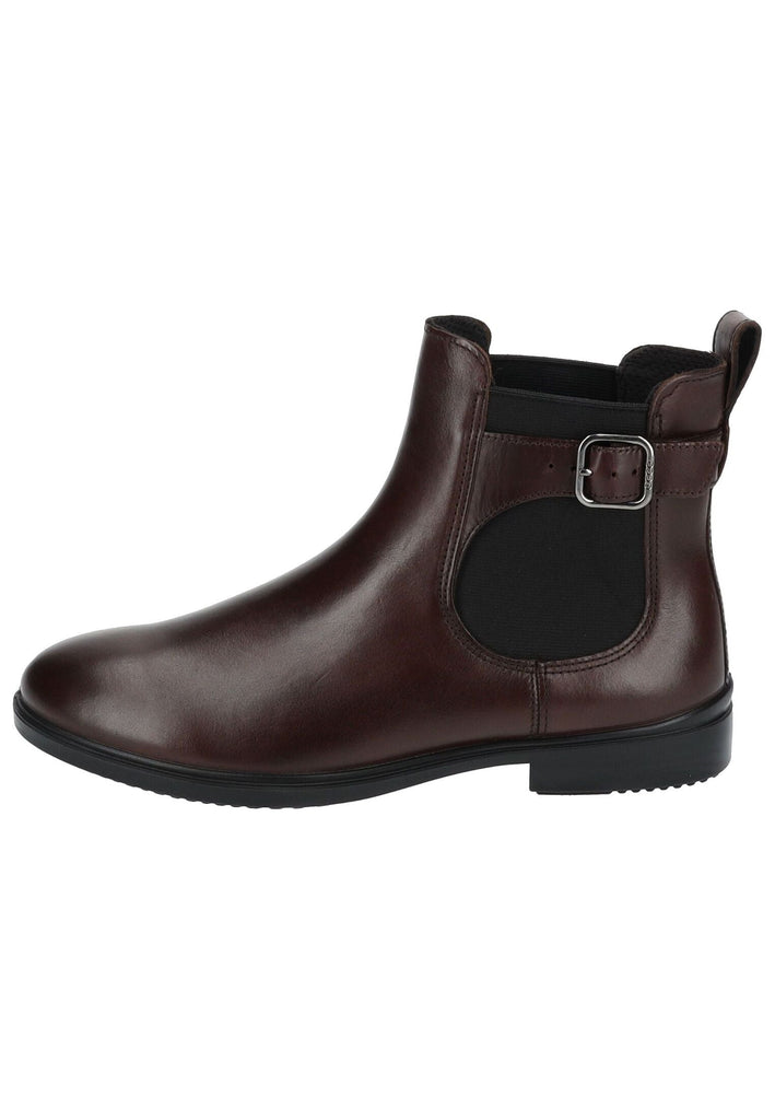 ecco Stiefelette Leder/Textil Braun