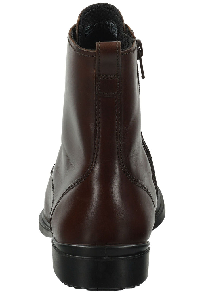 ecco Stiefelette Leder/Textil Braun