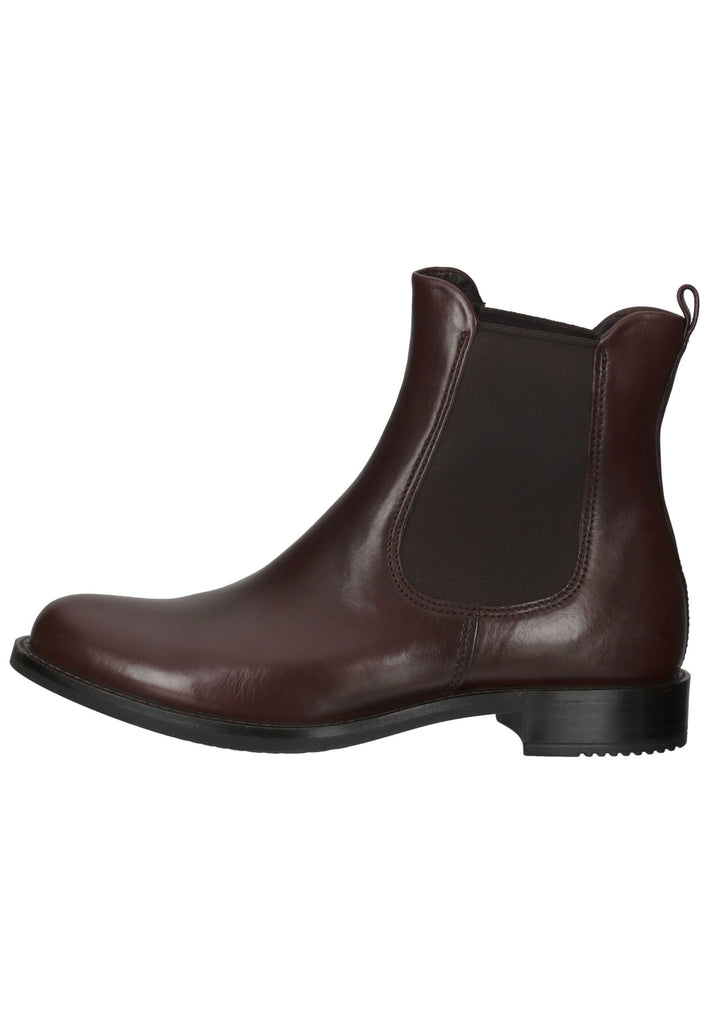 ecco Stiefelette Leder/Textil Braun