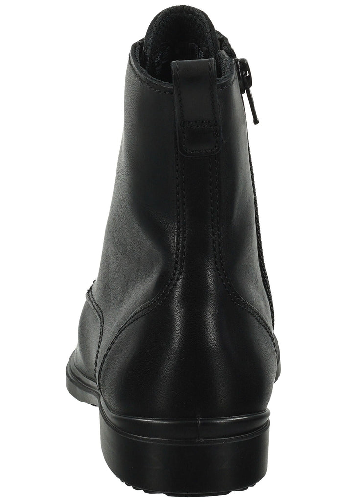 ecco Stiefelette Leder/Textil Schwarz