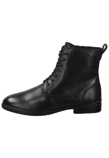 ecco Stiefelette Leder/Textil Schwarz