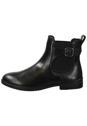 ecco Stiefelette Leder/Textil Schwarz