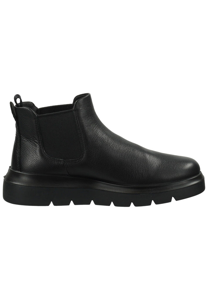 ecco Stiefelette Leder/Textil Schwarz