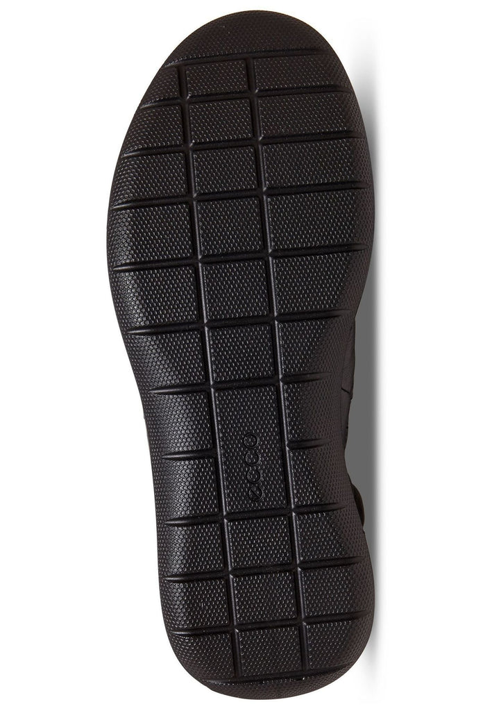 ecco Stiefelette Leder/Textil Schwarz/Schwarz