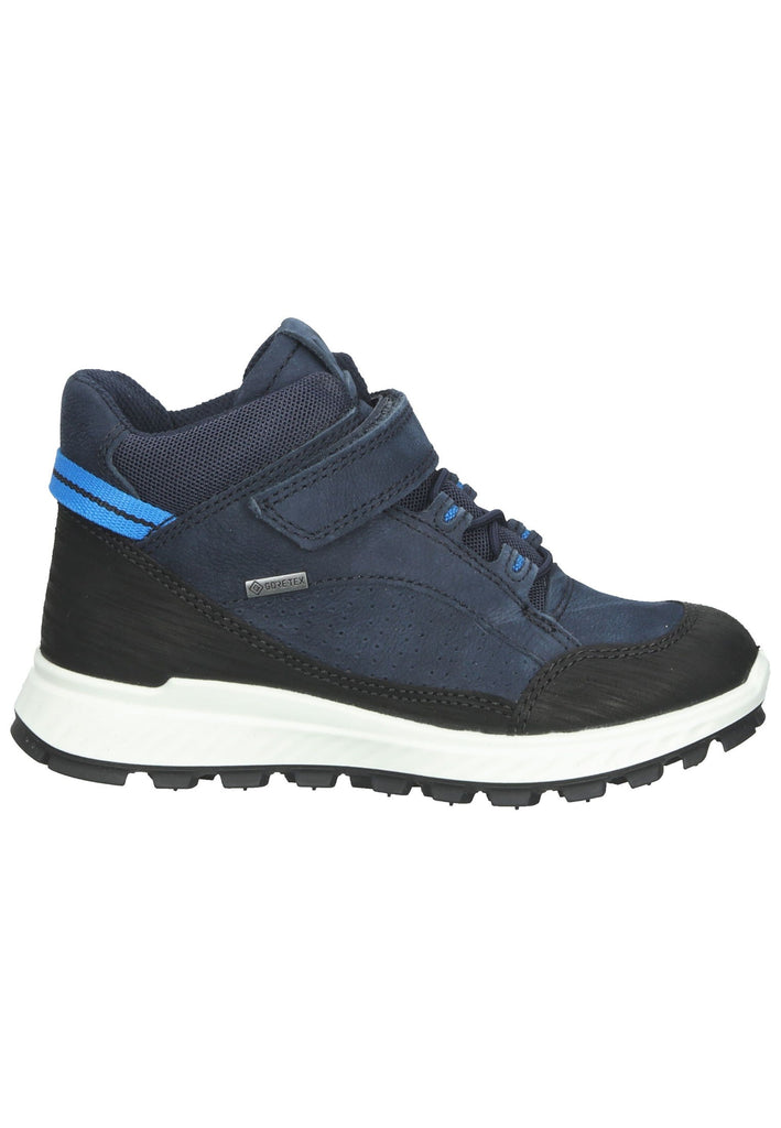 ecco Stiefelette Nubukleder Blau/Schwarz