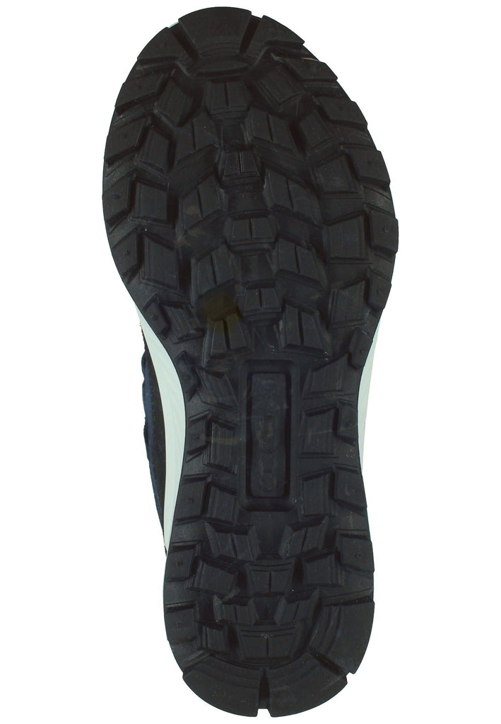 ecco Stiefelette Nubukleder Blau/Schwarz