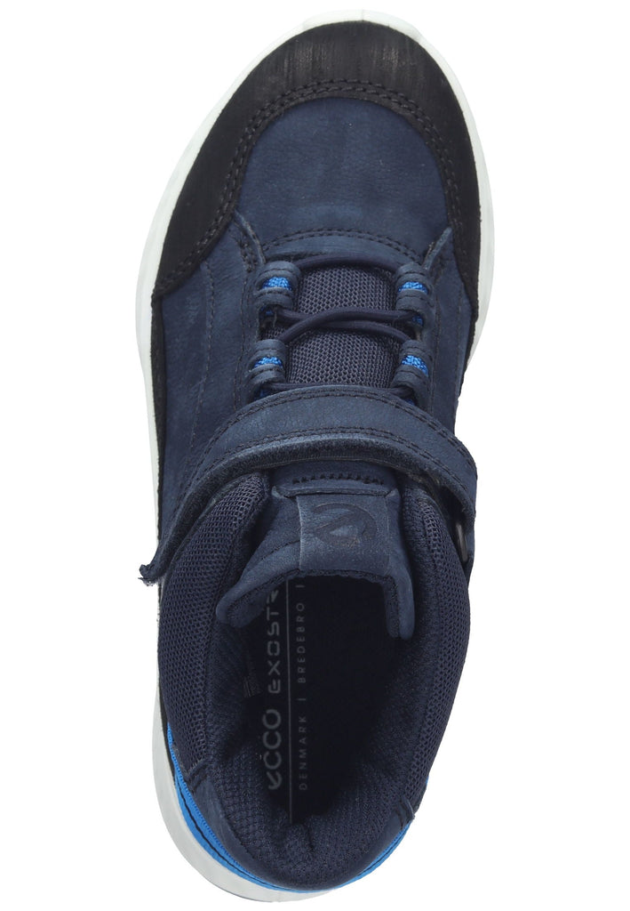 ecco Stiefelette Nubukleder Blau/Schwarz