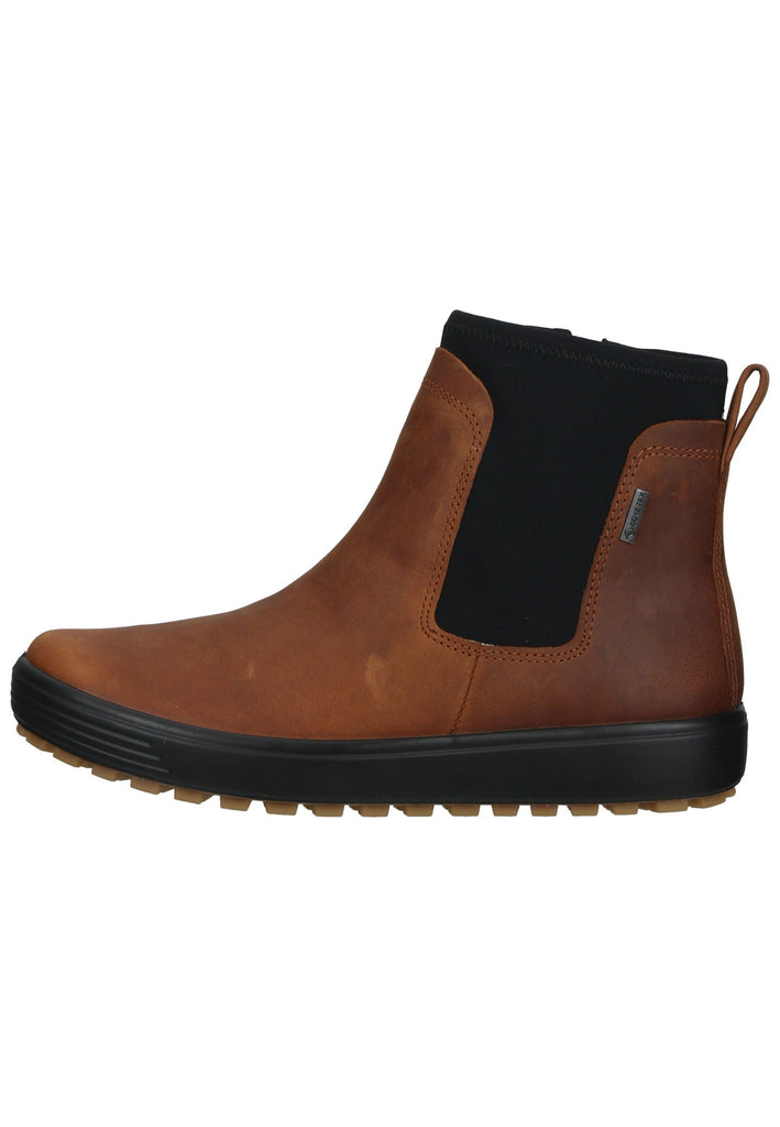 ecco Stiefelette Nubukleder Braun/Schwarz