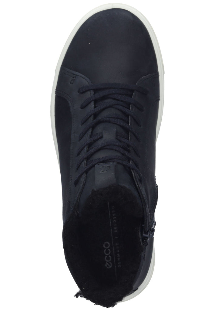 ecco Stiefelette Nubukleder Dunkelblau Warmfutter