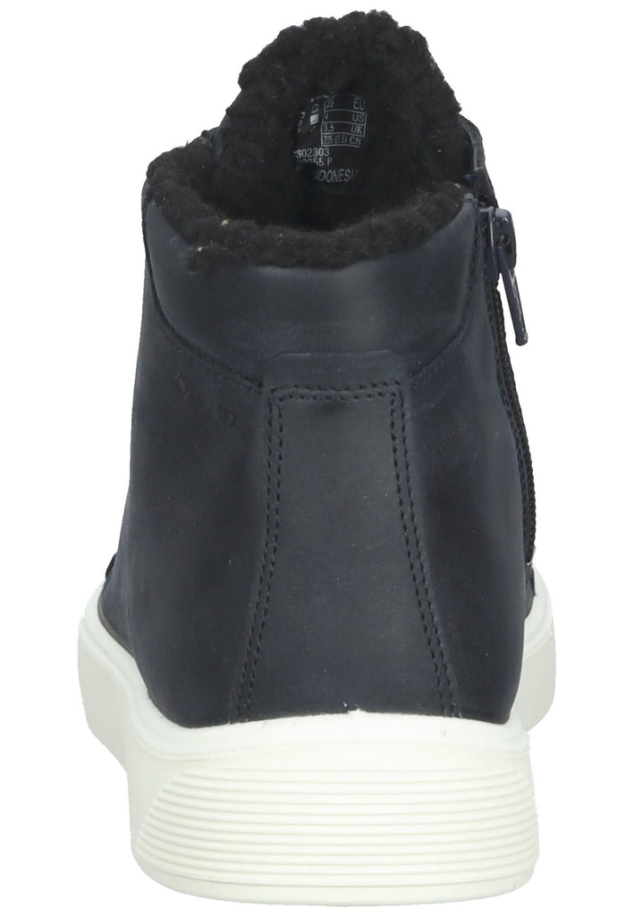 ecco Stiefelette Nubukleder Dunkelblau Warmfutter