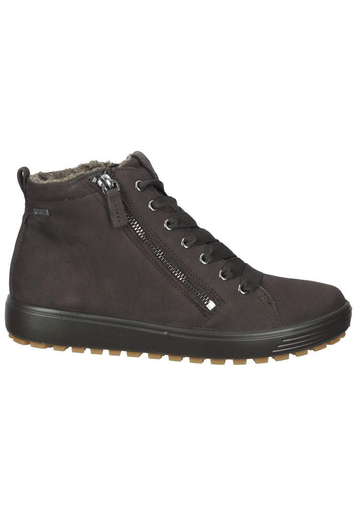 ecco Stiefelette Nubukleder Dunkelbraun Warmfutter