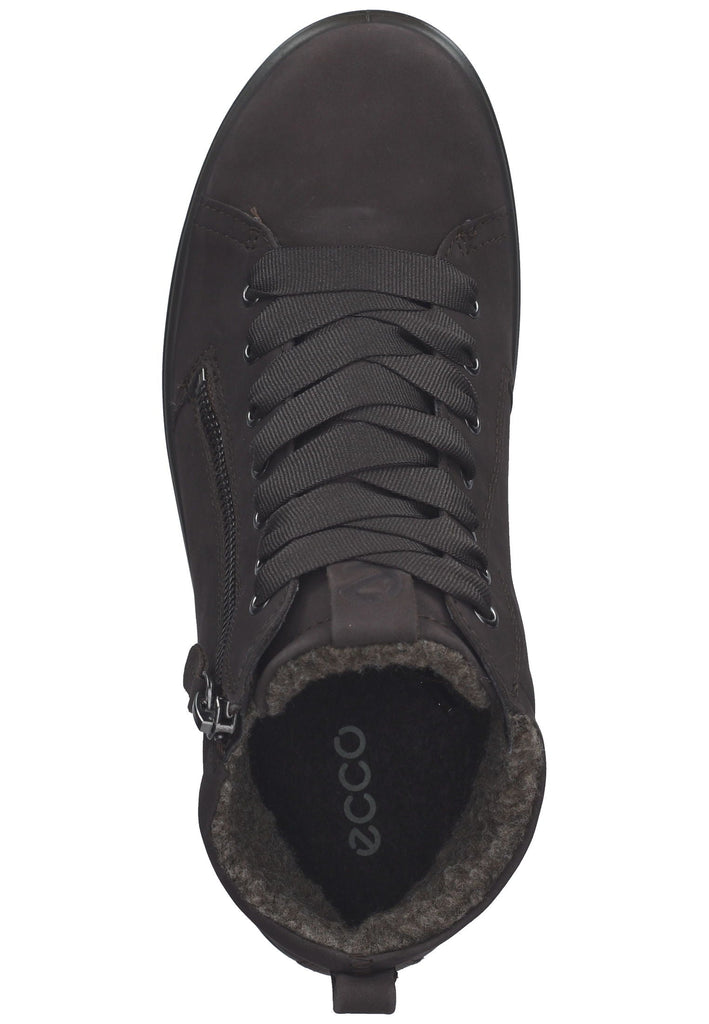 ecco Stiefelette Nubukleder Dunkelbraun Warmfutter