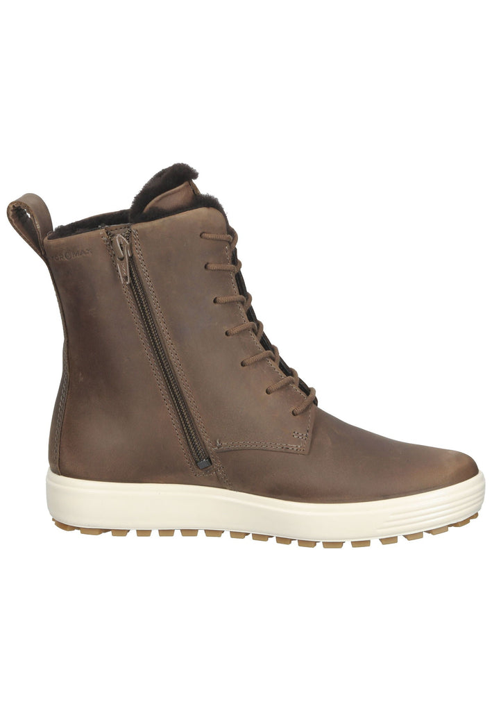 ecco Stiefelette Nubukleder Dunkelbraun Warmfutter
