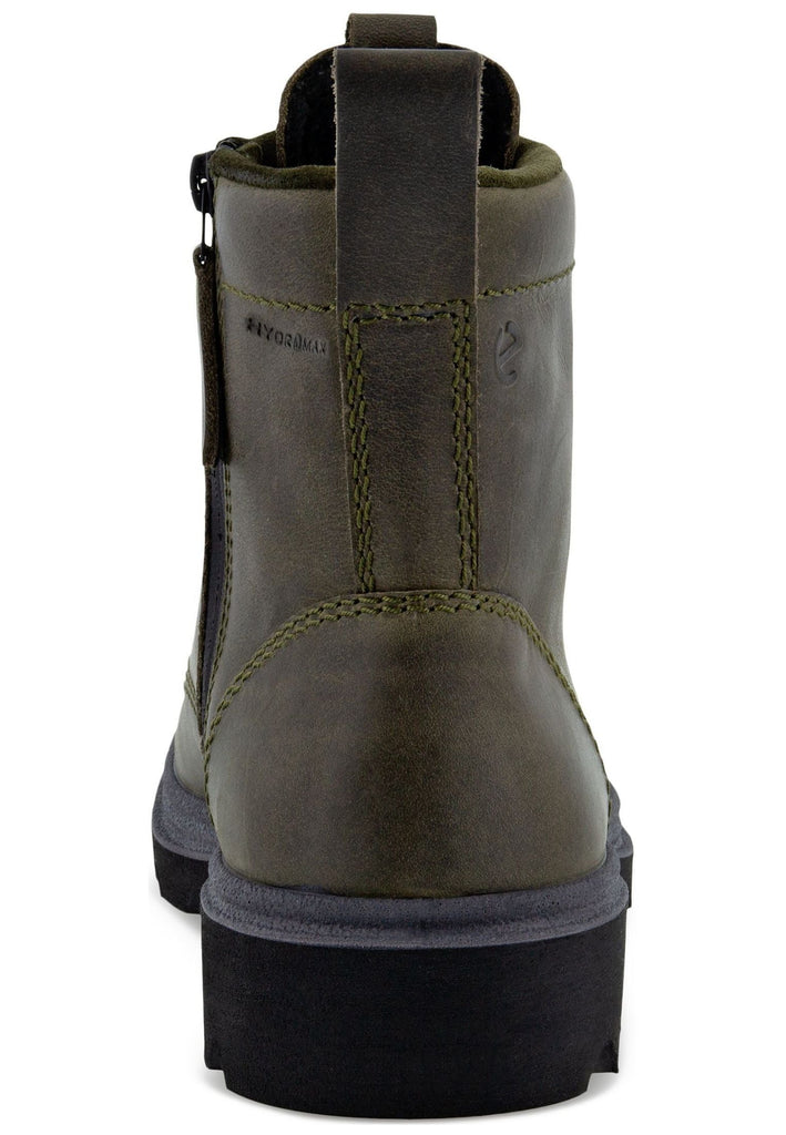 ecco Stiefelette Nubukleder Dunkelgrün