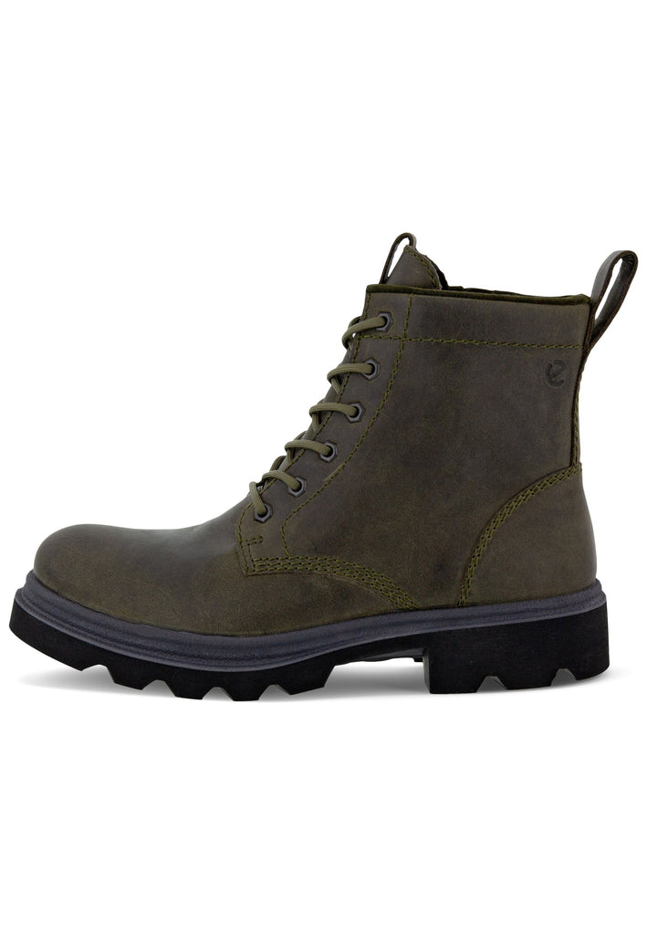 ecco Stiefelette Nubukleder Dunkelgrün