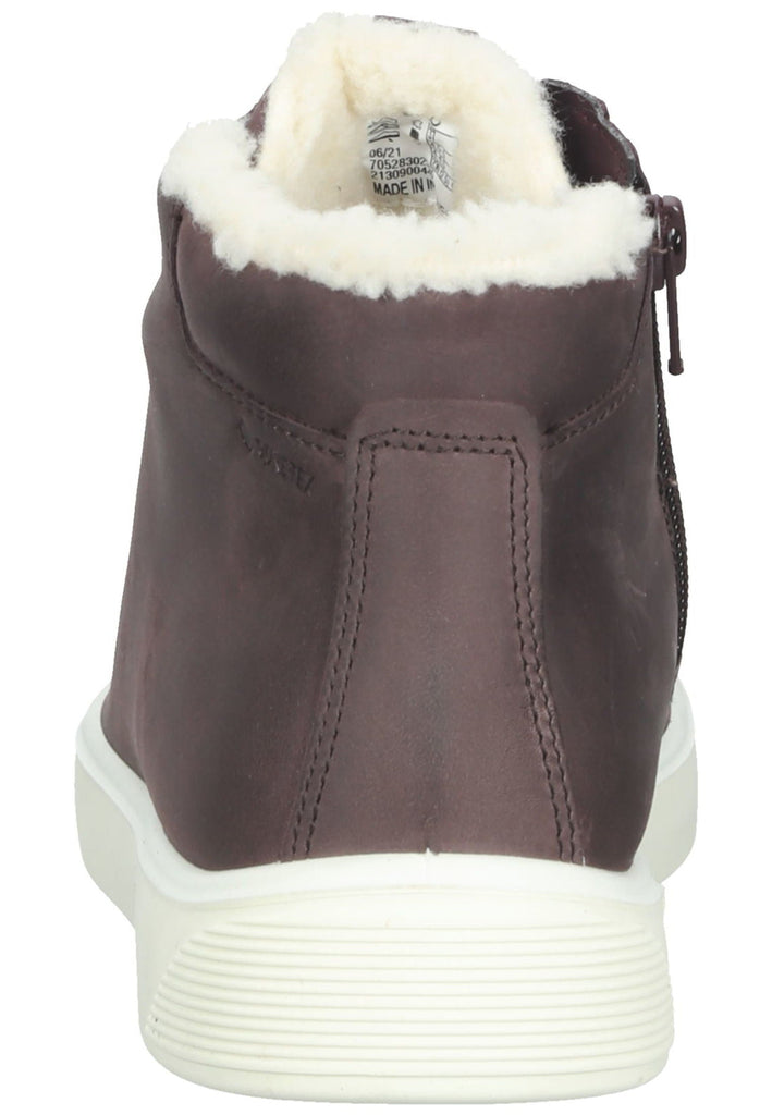 ecco Stiefelette Nubukleder Dunkelrot Warmfutter
