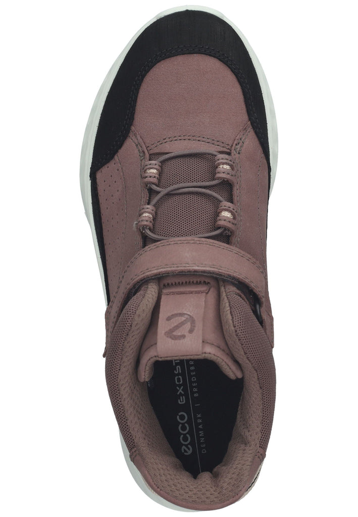 ecco Stiefelette Nubukleder Schwarz/Rosa