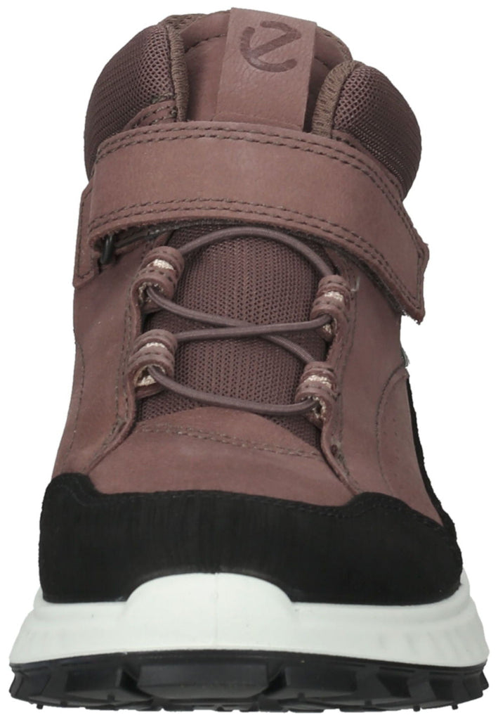 ecco Stiefelette Nubukleder Schwarz/Rosa