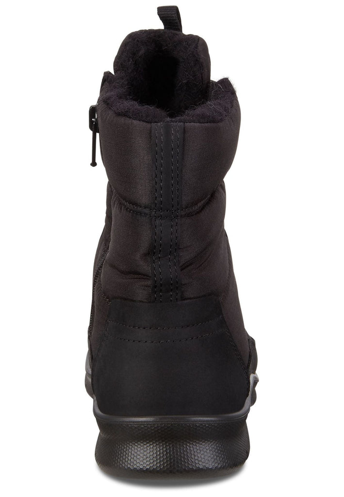 ecco Stiefelette Nubukleder Schwarz/Schwarz Warmfutter