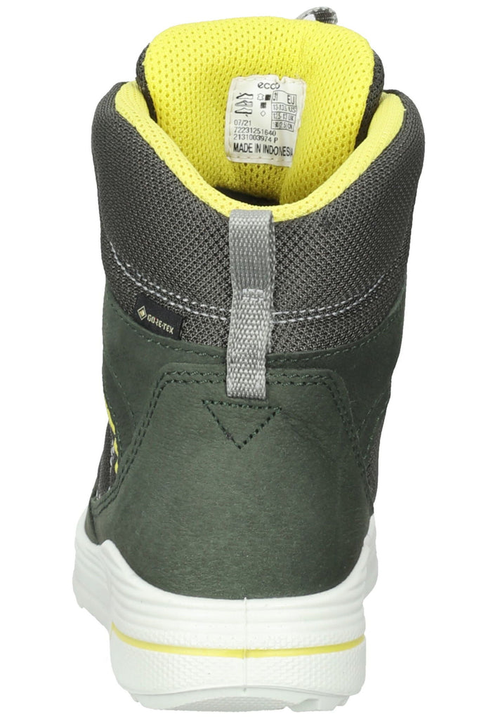 ecco Stiefelette Nubukleder/Textil Dunkelgrün Warmfutter