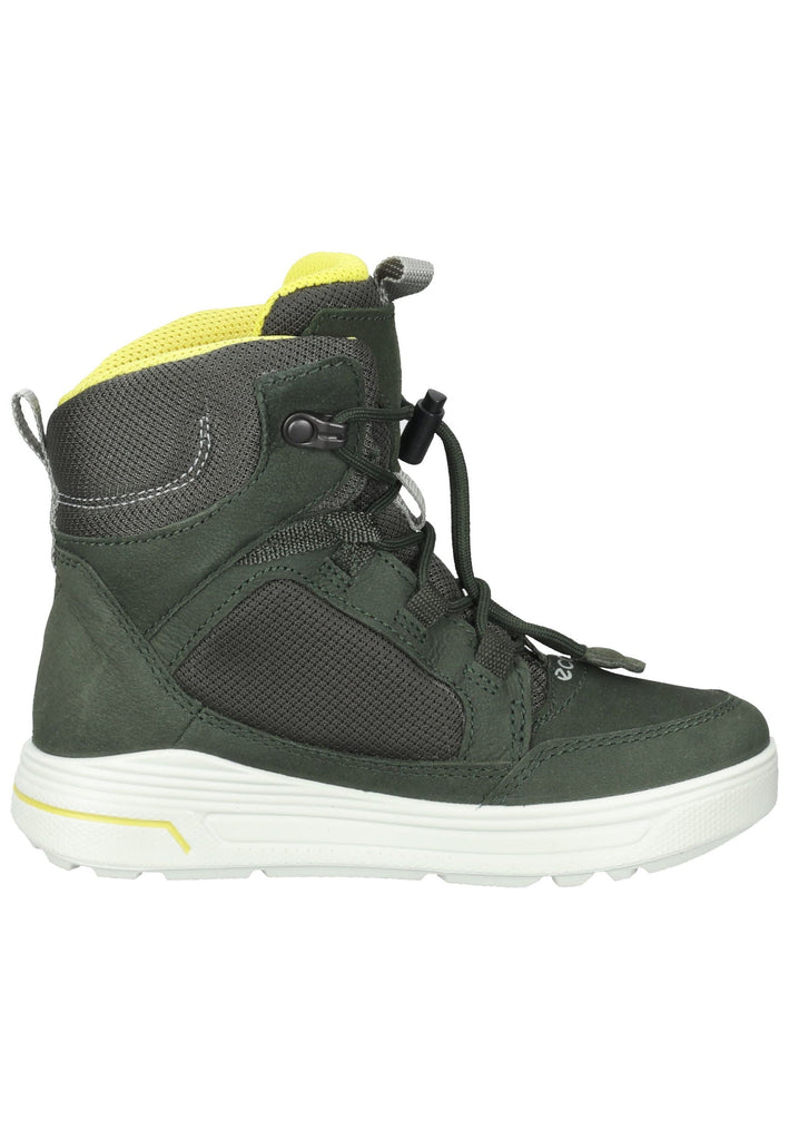 ecco Stiefelette Nubukleder/Textil Dunkelgrün Warmfutter
