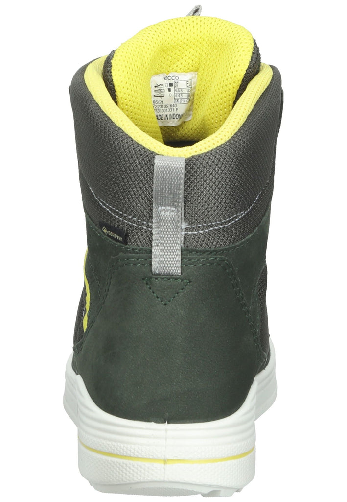 ecco Stiefelette Nubukleder/Textil Dunkelgrün Warmfutter