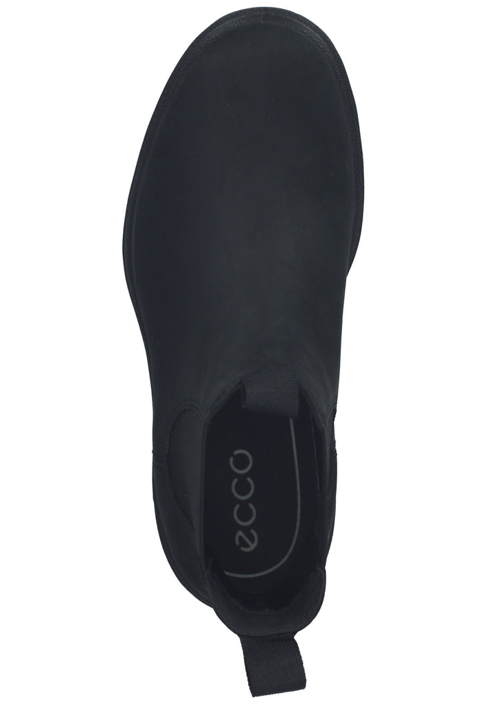 ecco Stiefelette Nubukleder/Textil Schwarz