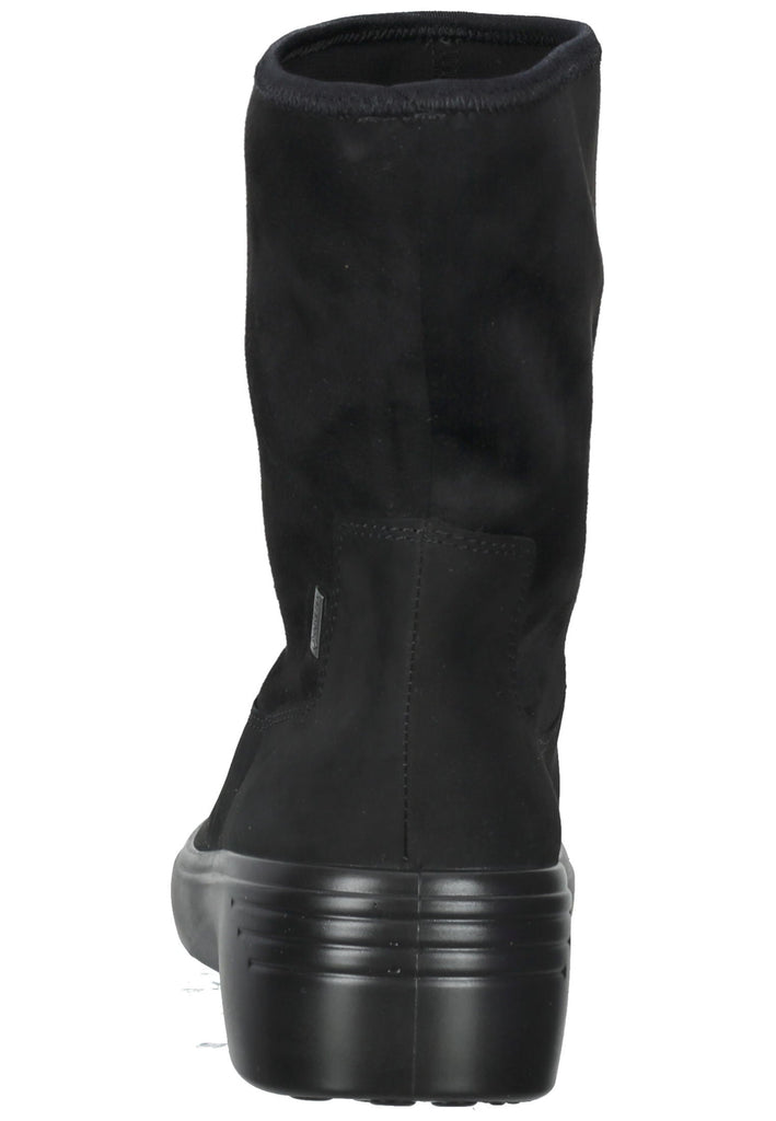 ecco Stiefelette Textil Schwarz