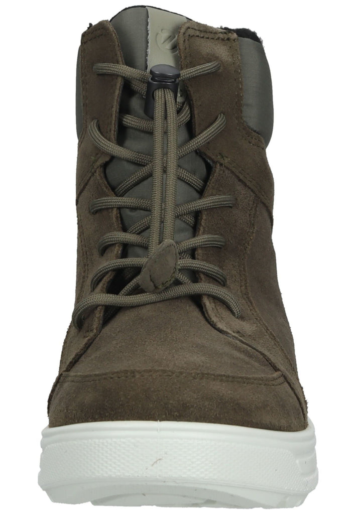 ecco Stiefelette Veloursleder Dunkelgrün Warmfutter