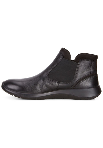 Stiefeletten ecco Stiefelette Leder/Textil Schwarz/Schwarz