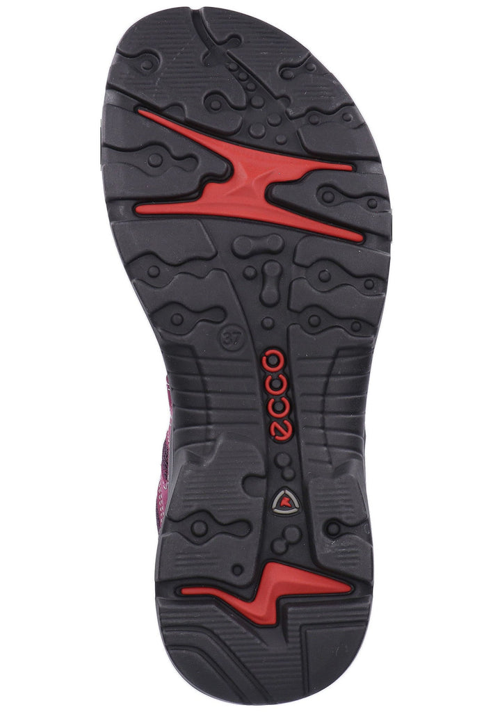 ecco Wanderschuhe Nubukleder Aubergine