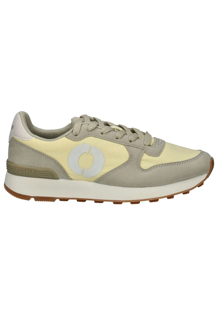 Ecoalf Sneaker Lederimitat Gelb/Beige