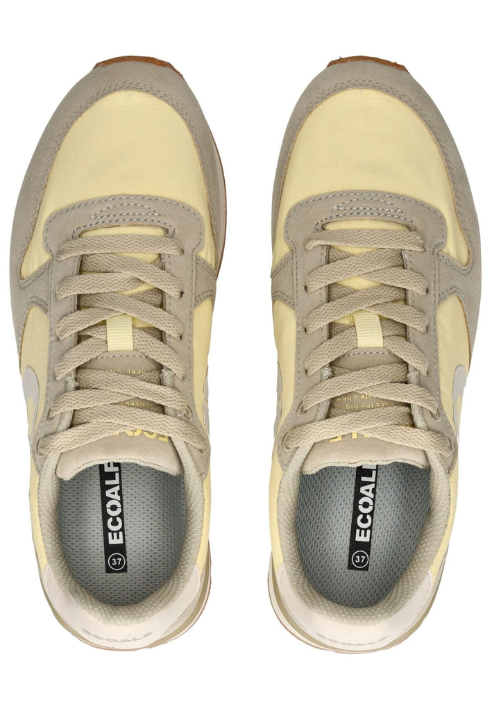 Ecoalf Sneaker Lederimitat Gelb/Beige