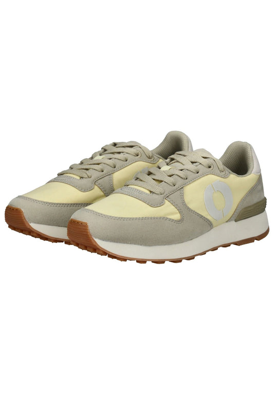Ecoalf Sneaker Lederimitat Gelb/Beige