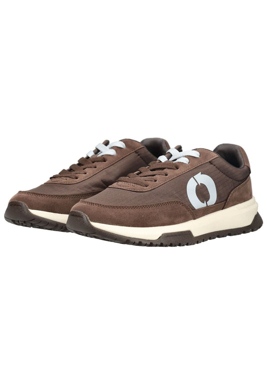 Ecoalf Sneaker Lederimitat/Textil Dunkelbraun