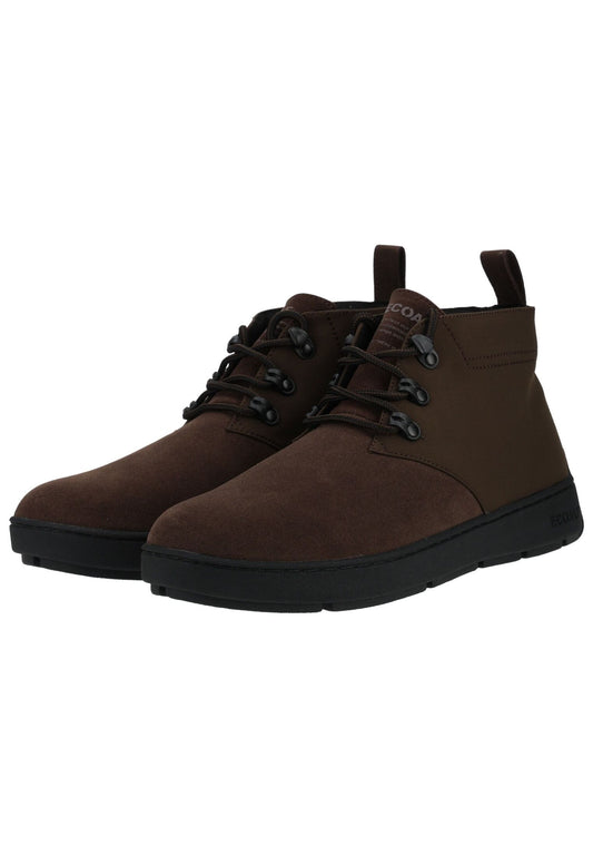 Ecoalf Stiefelette Lederimitat Dunkelbraun