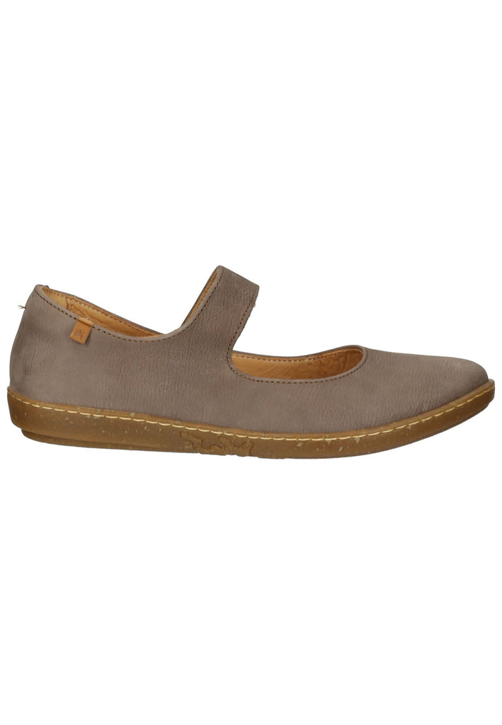 El Naturalista Ballerinas Leder Beige