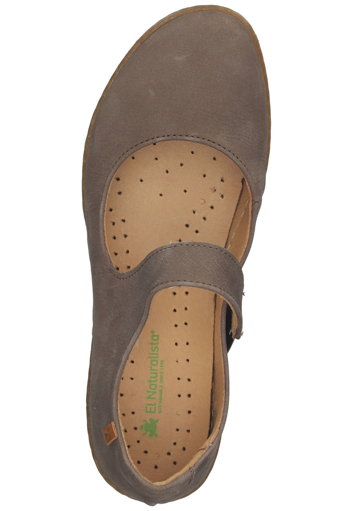 El Naturalista Ballerinas Leder Beige