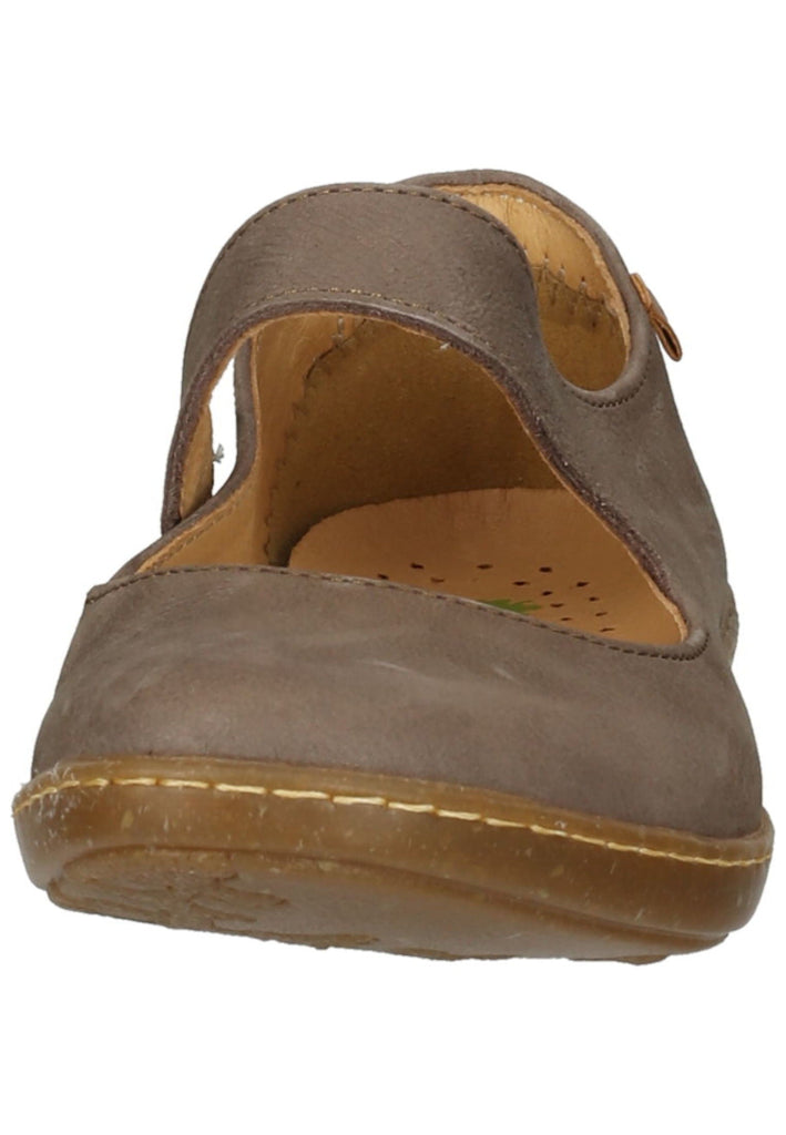 El Naturalista Ballerinas Leder Beige