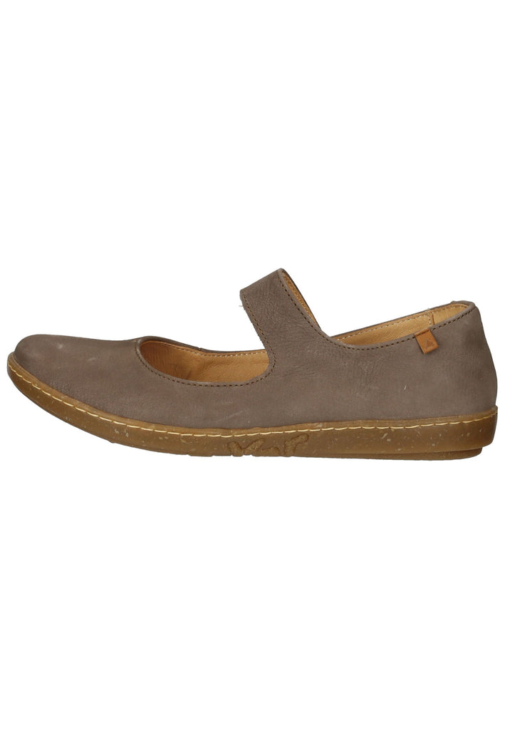El Naturalista Ballerinas Leder Beige