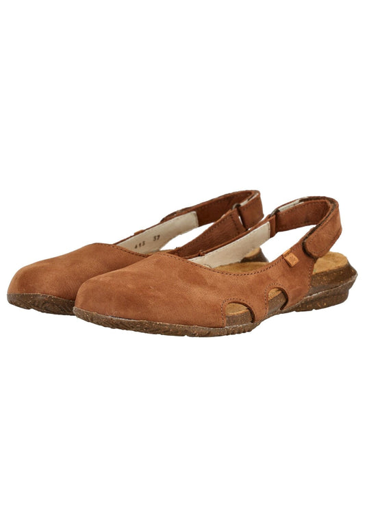 El Naturalista Ballerinas Leder Wood