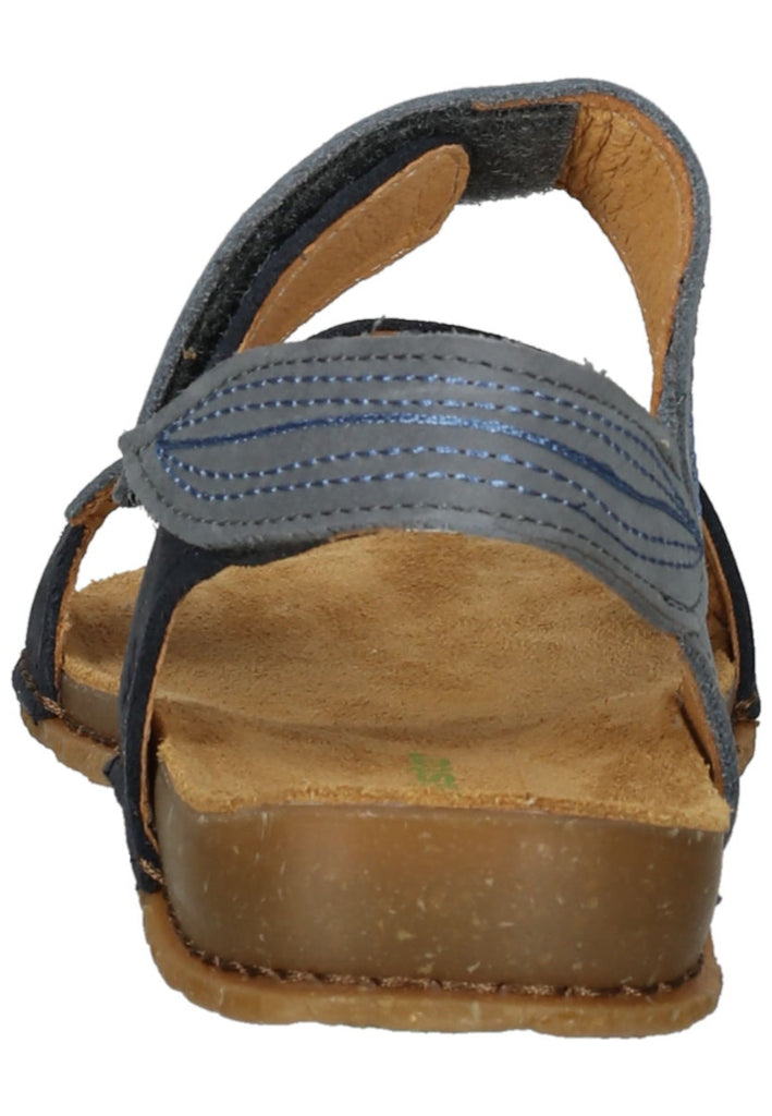 El Naturalista Sandalen Leder Blau